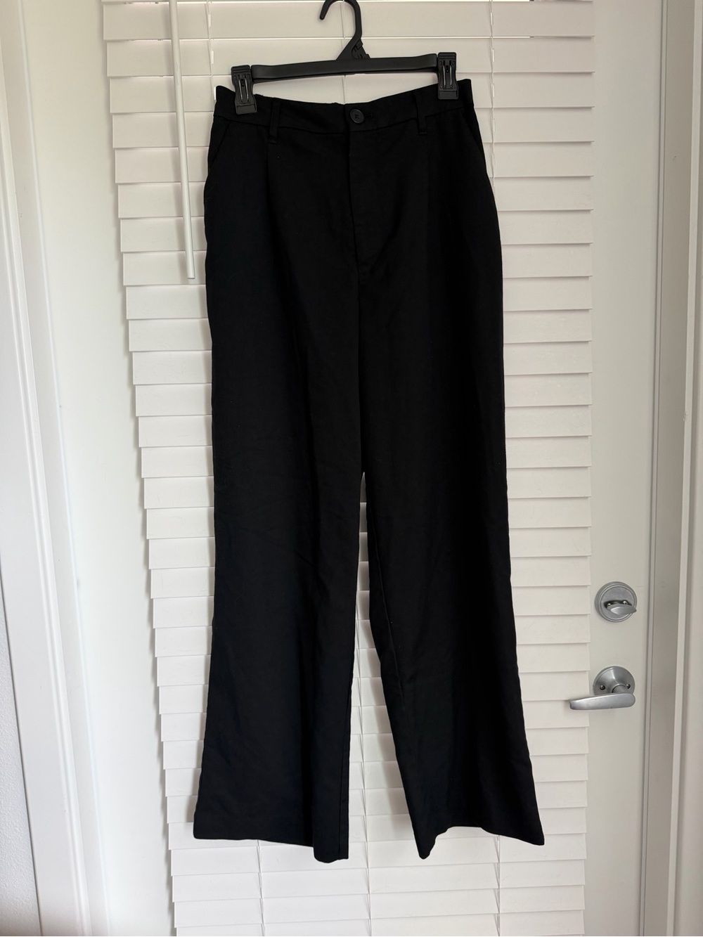 H&M Black Wide Leg Women's Trousers